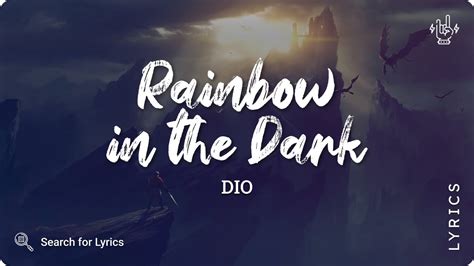 letras de dio rainbow in the dark
